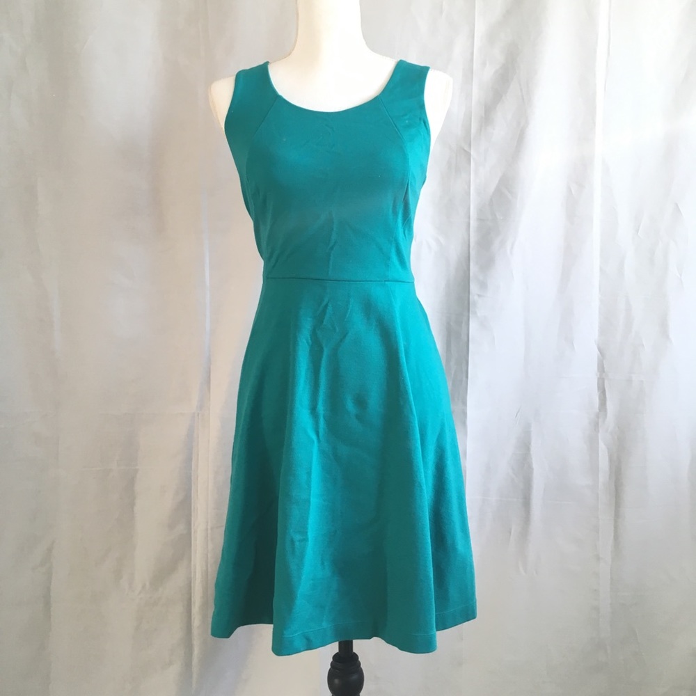 express fit/ flare dress w/ cutout back